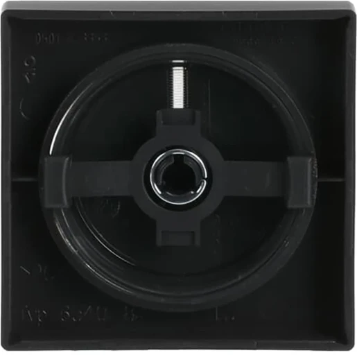 ABB Busch-Jaeger Future Axcent Carat Centraalplaat + knop draaiknop zwart RAL 9005 2CKA006599A2966