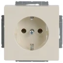 ABB Busch-Jaeger Future Solo Carat wandcontactdoos centraalplaat inbouw 16A 250V RA Glanzend wit RAL 1013 IP20 2CKA002011A3779