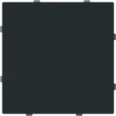 ABB Busch-Jaeger Art linear Centraalplaat met draagring Blindkap Basiselement met centrale afdekplaat Zonder label zwart 2CKA001710A4214
