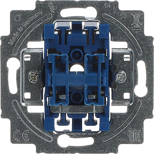 ABB Busch-Jaeger impulsdrukker maakcontact serie drukcontact Wip Mat blauw RAL 5010 2CKA001413A0491