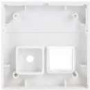 ABB Busch-Jaeger Future Solo Axcent Carat Infoli infoline centraalplaat 1520/1 ukz aan / uit tweedelige drukker wit RAL 9016 2CKA001582A0348