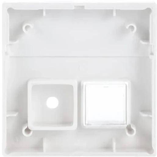 ABB Busch-Jaeger Future Solo Axcent Carat Infoli infoline centraalplaat 1520/1 ukz aan / uit tweedelige drukker wit RAL 9016 2CKA001582A0348