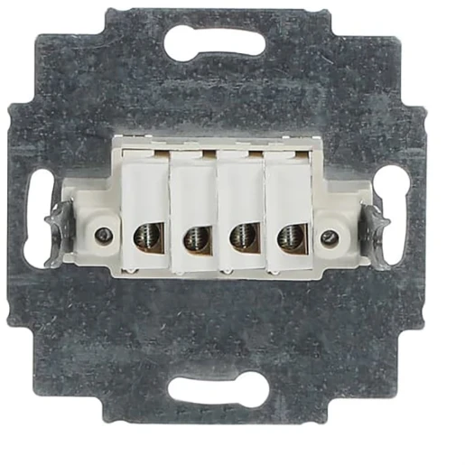 ABB Busch-Jaeger Balance SI Future Solo Axcent onderdeel/ centraalplaat Basiselement 2 connectoren Zonder label wit 2CKA000230A0403