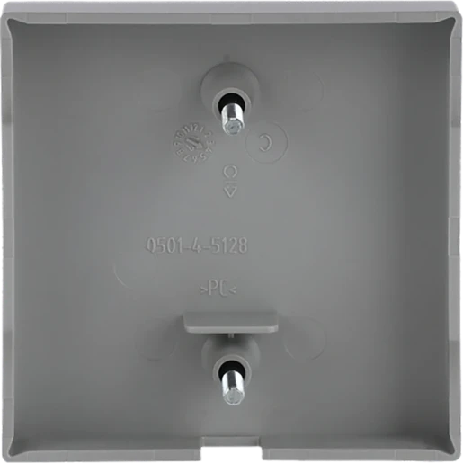 ABB Busch-Jaeger centraalplaat 2610/6u aan / uit trekkoord RVS 2CKA001753A0312