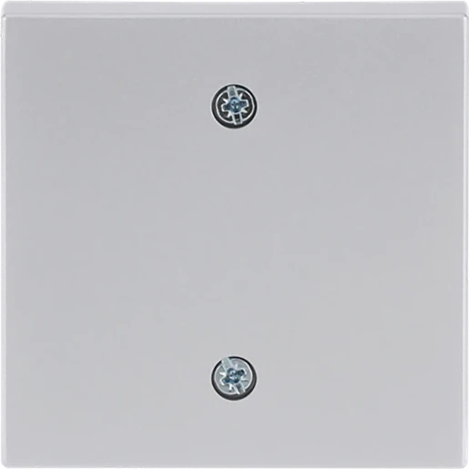 ABB Busch-Jaeger Future centraalplaat 2610/6u aan / uit trekkoord aluminium RAL 9006 2CKA001753A0310