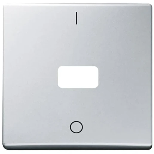 ABB Busch-Jaeger bedieningselement open 2-p / 3-p / contr aan / uit enkele wip aluminium RAL 9006 2CKA001731A1967