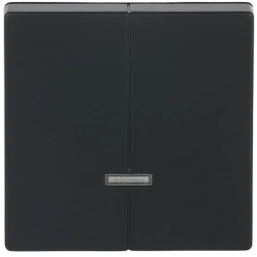 ABB Busch-Jaeger Future Axcent Carat Toets seriedimmer 6565U tweedelige drukker zwart RAL 9005 2CKA006599A2969