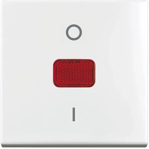 ABB Busch-Jaeger Balance bedieningselement 2-p controle si-b aan / uit enkele wip wit RAL 9010 2CKA001731A2007