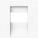 ABB Busch-Jaeger Art linear Centraalplaat voor TAE-sokkels 15-polig Sub-D Bedieningselement 1 connector Zonder label wit 2CKA001710A4163