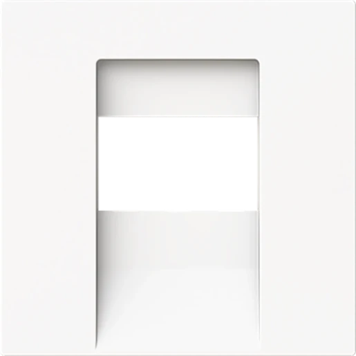 ABB Busch-Jaeger Art linear Centraalplaat voor TAE-sokkels 15-polig Sub-D Bedieningselement 1 connector Zonder label wit 2CKA001710A4163