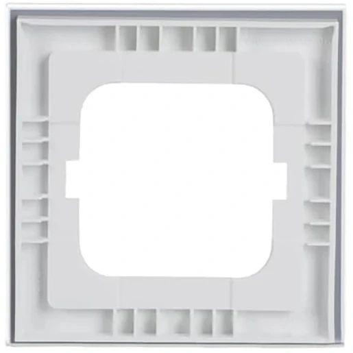 ABB Busch-Jaeger Axcent pur Afdekraam 1-voudig Horizontaal en verticaal Wit RAL 9016 IP20 2CKA001754A4437