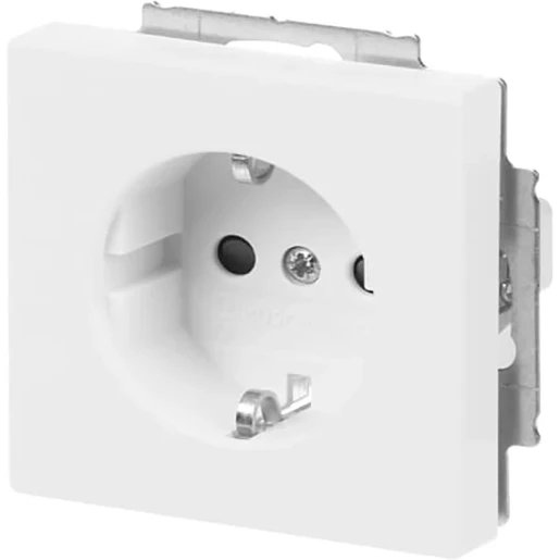 ABB Busch-Jaeger Future wandcontactdoos centraalplaat inbouw 16A 230V RA KV Mat wit RAL 9016 IP20 2CKA002013A5443