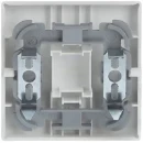 ABB Busch-Jaeger Future Solo Axcent Carat bedieningselement aan / uit enkele wip wit RAL 9016 2CKA001751A2749