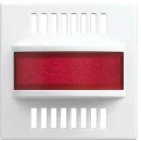 ABB Busch-Jaeger Balance Infoline centraalplaat lens rood + transparant si-b wit RAL 9010 2CKA001582A0399