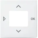 ABB Busch-Jaeger Balance Bedieningselement timer 6455-56 1098U(F) SI-B enkele drukker wit RAL 9010 2CKA006430A0402