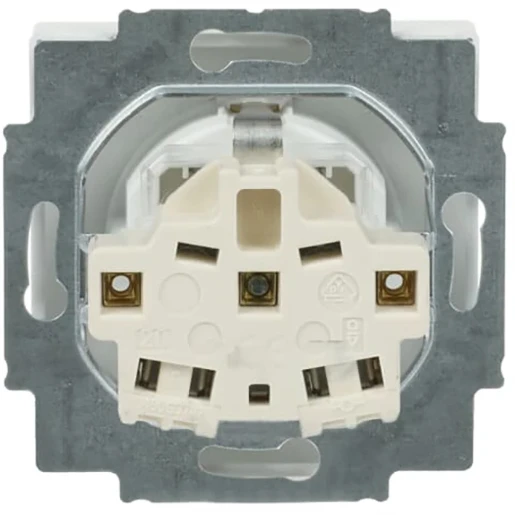 ABB Busch-Jaeger Future wandcontactdoos centraalplaat inbouw 16A 230V RA KV Mat wit RAL 9016 IP20 2CKA002013A5443