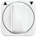 ABB Busch-Jaeger Reflex SI Centraalplaat + knop knevelgreep wit RAL 9010 2CKA001753A2264