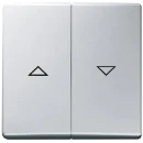 ABB Busch-Jaeger Bedieningselement tweedelige wip aluminium RAL 9006 2CKA001731A1971