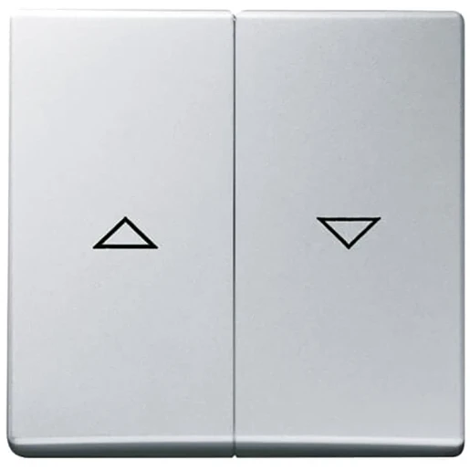 ABB Busch-Jaeger Bedieningselement tweedelige wip aluminium RAL 9006 2CKA001731A1971