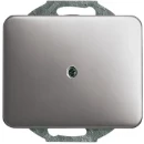 ABB Busch-Jaeger Alpha Centraalplaat leidinguitvoer Snoerkap Basiselement met centrale afdekplaat MetaalZonder label platina 2CKA001710A0904
