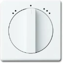 ABB Busch-Jaeger Future Solo Axcent Carat Centraalplaat + 2711U knevelgreep wit RAL 9016 2CKA001710A3512