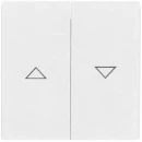 ABB Busch-Jaeger Future Solo Axcent Carat Bedieningselement tweedelige wip wit RAL 9016 2CKA001751A2756