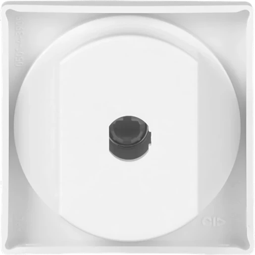 ABB Busch-Jaeger Balance Centraalplaat + knop SI-B draaiknop wit RAL 9010 2CKA001753A0231