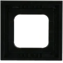 ABB Busch-Jaeger Axcent pur Afdekraam 1-voudig Horizontaal en verticaal Zwart RAL 9005 IP20 2CKA001754A4703