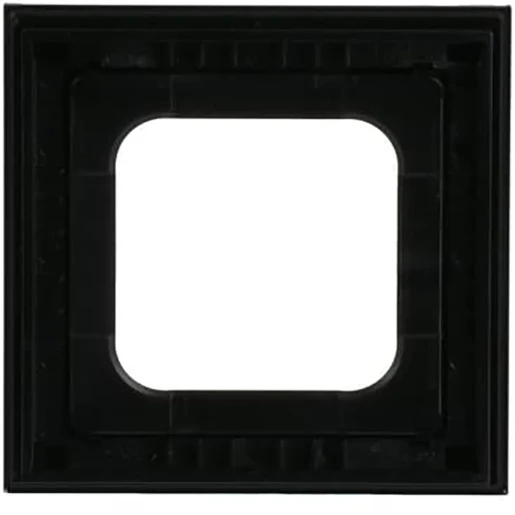 ABB Busch-Jaeger Axcent pur Afdekraam 1-voudig Horizontaal en verticaal Zwart RAL 9005 IP20 2CKA001754A4703