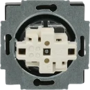 ABB Busch-Jaeger Future Axcent Carat Wandcontactdoos inbouw 16A 250V CEE 7/1 zonder randaarde KV Mat zwart RAL 9005 IP20 2CKA002113A5340