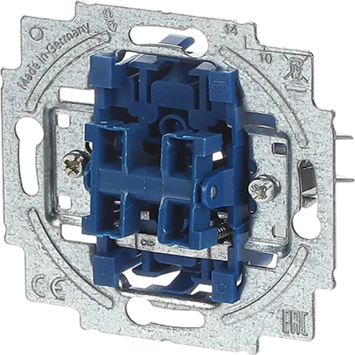 ABB Busch-Jaeger impulsdrukker maakcontact serie drukcontact Wip Mat blauw RAL 5010 2CKA001413A0491