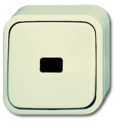 ABB Busch-Jaeger AP pulsdrukker ap Wip Glanzend wit RAL 1013 2CKA001442A0478