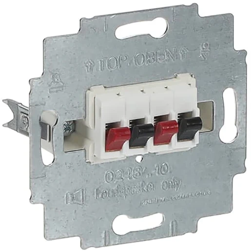 ABB Busch-Jaeger Balance SI Future Solo Axcent onderdeel/ centraalplaat Basiselement 2 connectoren Zonder label wit 2CKA000230A0403