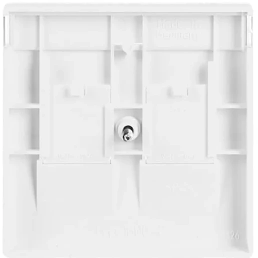 ABB Busch-Jaeger Future Centraalplaat Jack plug Centraalplaat 2 connectoren Met label wit 2CKA001710A3887