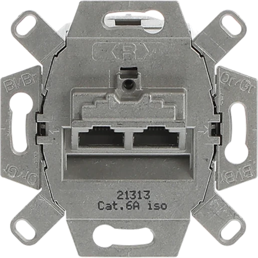 ABB Busch-Jaeger Datacontactdoos 2x rj45 cat6a iso