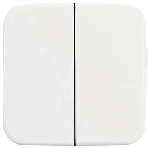 ABB Busch-Jaeger Reflex SI bedieningselement serie en wissel aan / uit tweedelige wip wit RAL 9010 2CKA001731A0892