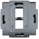 ABB Busch-Jaeger Future Centraalplaat Modular-Jack Basiselement met centrale afdekplaat 2 connectoren Zonder label zwart 2CKA001753A0397