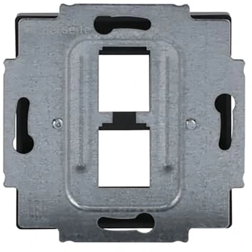 ABB Busch-Jaeger Future Centraalplaat Modular-Jack Basiselement met centrale afdekplaat 2 connectoren Zonder label zwart 2CKA001753A0397