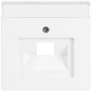 ABB Busch-Jaeger Future Axcent Centraalplaat datadoos RJ45 Jack plug Centraalplaat 1 connector Met label wit 2CKA001710A3889