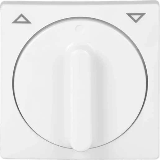 ABB Busch-Jaeger Balance Centraalplaat + knop SI-B draaiknop wit RAL 9010 2CKA001753A0231