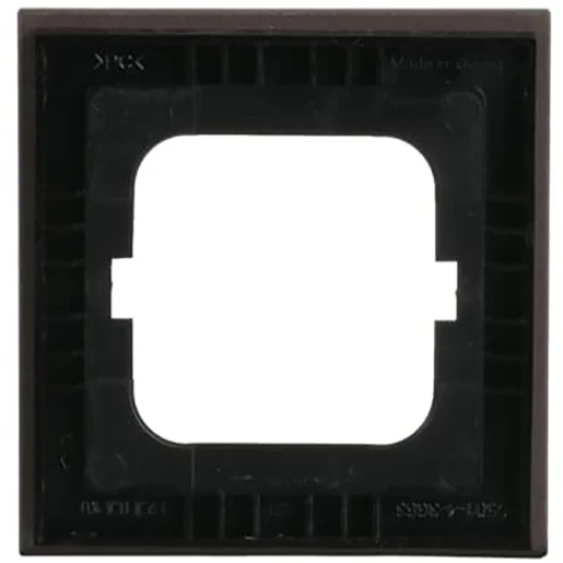 ABB Busch-Jaeger Axcent pur Afdekraam 1-voudig Horizontaal en verticaal Bruin IP20 2CKA001754A4790