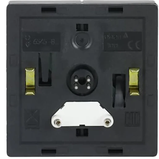 ABB Busch-Jaeger Future Axcent Carat Toets seriedimmer 6565U tweedelige drukker zwart RAL 9005 2CKA006599A2969