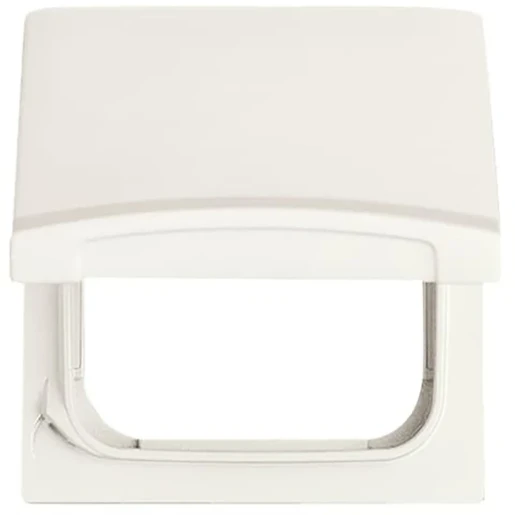 ABB Busch-Jaeger centraalplaat + kd verloop si ip44 70x70x32mm klapdeksel beige RAL 1013 2CKA001710A2272