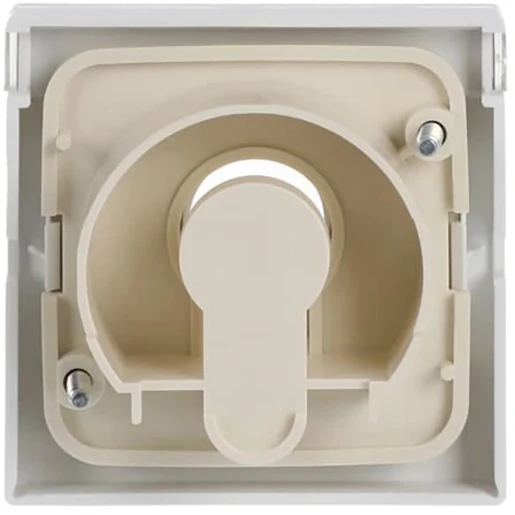 ABB Busch-Jaeger Future Solo Axcent Carat centraalplaat slot aan / uit sleutel wit RAL 9016 2CKA001710A3175