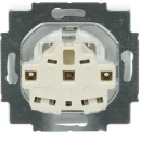 ABB Busch-Jaeger Future Solo Axcent Carat wandcontactdoos centraalplaat inbouw 16A 230V RA KV Glanzend wit RAL 9016 IP20 2CKA002013A5440