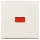 ABB Busch-Jaeger bedieningselement rode lens wissel controle aan / uit enkele wip beige RAL 1013 2CKA001731A1833
