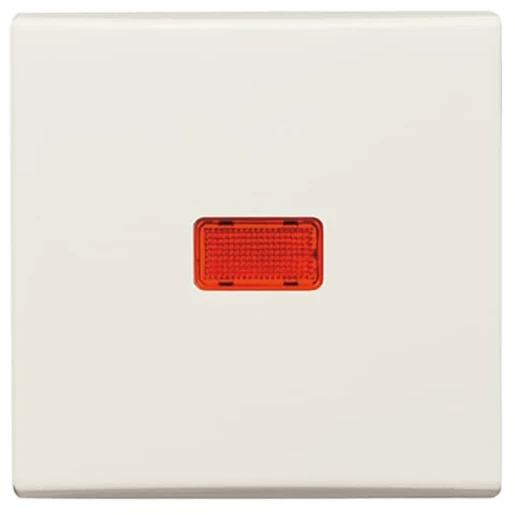 ABB Busch-Jaeger bedieningselement rode lens wissel controle aan / uit enkele wip beige RAL 1013 2CKA001731A1833