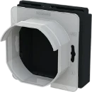 ABB Busch-Jaeger Art linear Verloopplaat met klapdeksel zwart 2CKA001719A0182