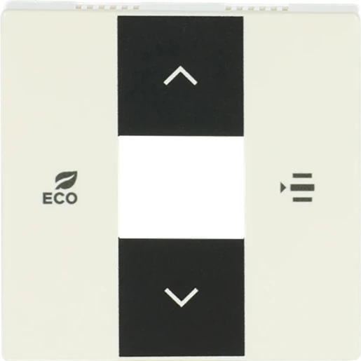 ABB Busch-Jaeger F@home centraalplaat fancoil enkele drukker beige RAL 1013 2CKA006220A0412