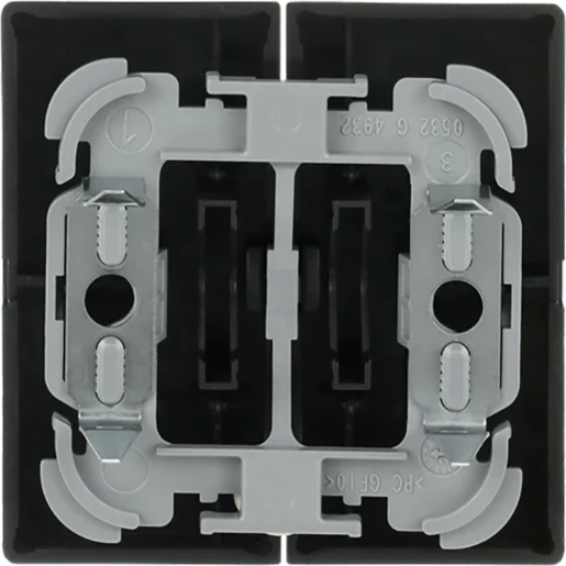 ABB Busch-Jaeger Future Bedieningselement tweedelige wip zwart RAL 9005 2CKA001751A3036